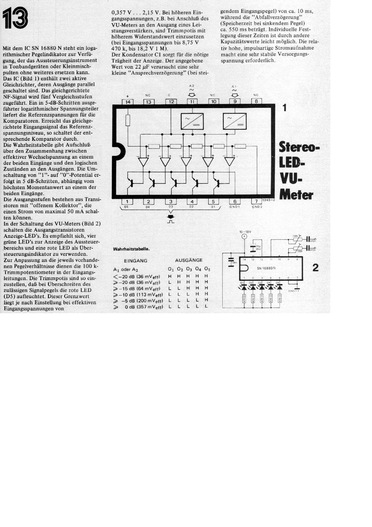  Stereo-LED-VU-Meter (mit SN16880) 