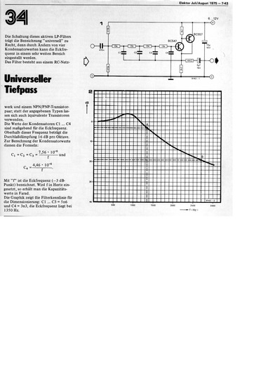  Universeller Tiefpass 