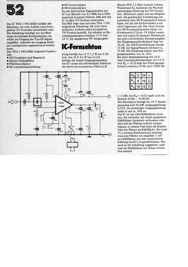  IC-Fernsehton (mit TDA1190) 