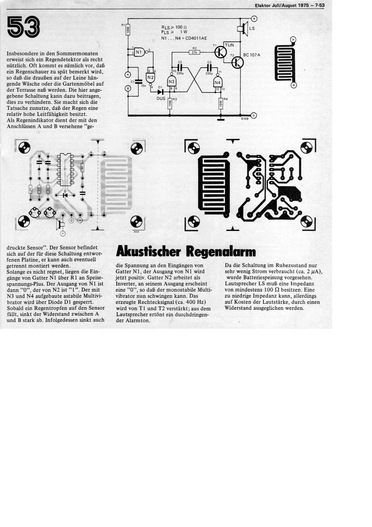  Akustischer Regenalarm 