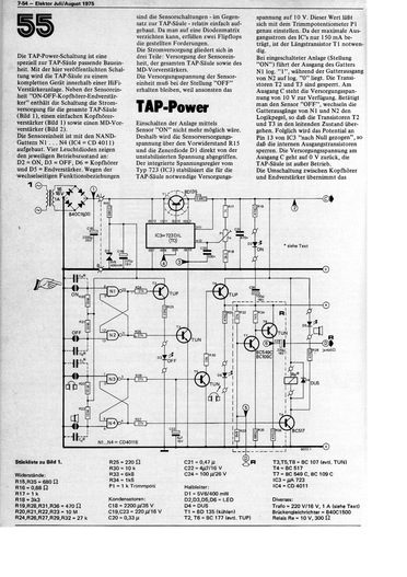  TAP-Power (HiFi-Verst&auml;rker &uuml;ber Sensortaster schalten) 