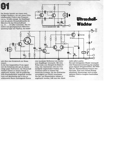  Ultraschallw&auml;chter (Alarmanlage) 