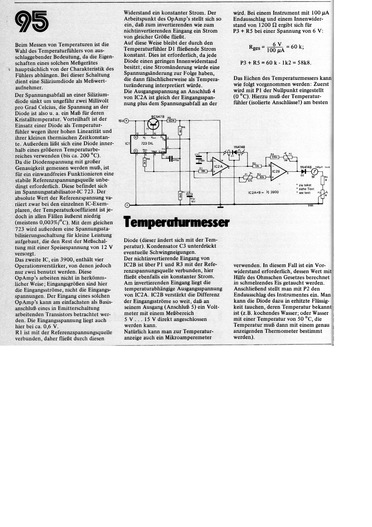  Temperaturmesser (mit Si-Diode als F&uuml;hler) 