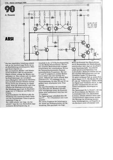  ABSI (Blinker/Scheinwerfer Indikator f&uuml;r Autos) 