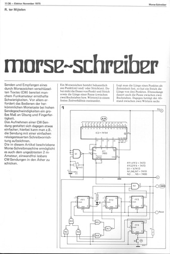  Morse-Schreiber (Amateurfunk) 