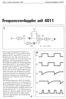  Frequenzverdoppler mit 4011 