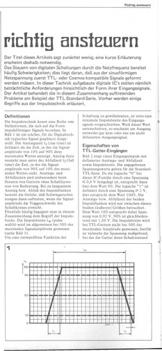  Richtig ansteuern (Digitaltechnik, TTL-Gatter) 