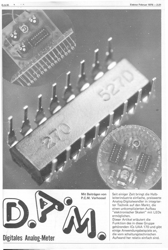  Digitales Analog-Meter (UAA 170) 