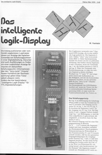  Das intelligente Logik-Display (Logiktester mit Info &uuml;ber duty cycle) 