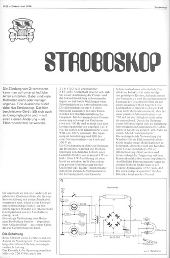  Stroboskop (Auto) 