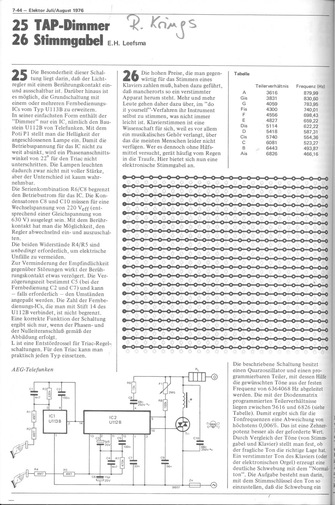  TAP-Dimmer (mit U 113B und U 112B) 