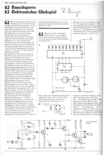  Rauschsperre (Squelch, z.B. f&uuml;r Tuner) 