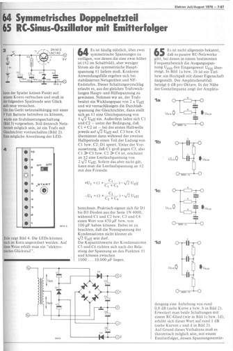  RC-Sinus-Oszillator mit Emitterfolger 