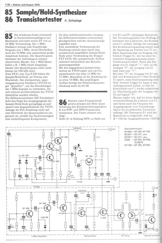  Transistortester 