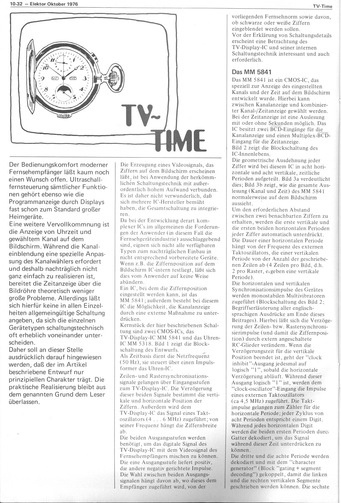  TV-Time (Zeitanzeige auf Bildschirm) 