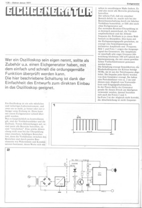  Eichgenerator (f&uuml;r Oszilloskop) 