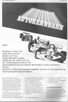  Autorennbahn, Teil 2 (Spiel) 