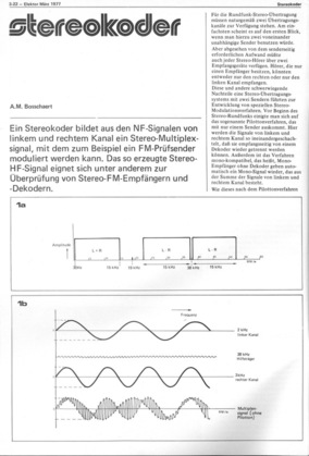  Stereodekoder (f&uuml;r FM-Empf&auml;nger) 