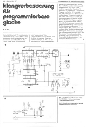  Klangverbesserung f&uuml;r programmierbare Glocke 