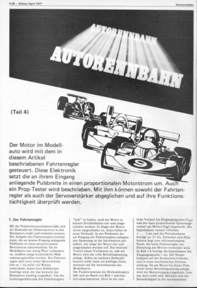  Autorennbahn, Teil 4 (Spiel) 