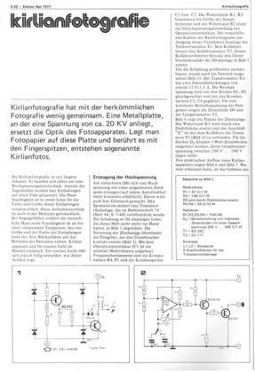  Kirlianfotografie (Hochspannung 20 kV mit Z&uuml;ndspule) 