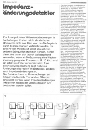  Impedanz&auml;nderungsdetektor (Widerstands&auml;nderung, Wechselspannung, VCO) 