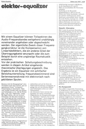  Elektor-Equalizer (Audio-Frequenzgang anpassen, Grundlagen und Schaltung, XR4212CP) 