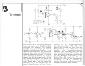  Tremolo (NF-Signal-Sinus modulieren, 2x 741) 