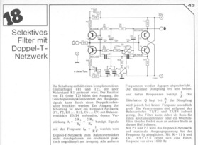  Selektives Filter mit Doppel-T-Netzwerk (1 kHz) 