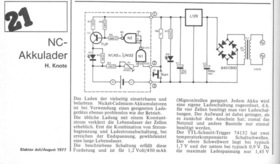  NC-Akkulader (Strombegrenzung, Ladeabschaltung f&uuml;r 1,2 V, 450 mAh) 