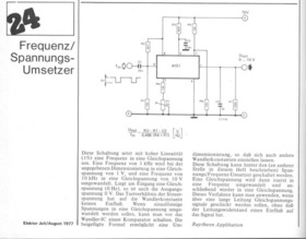  Frequenz/Spannungs-Umsetzer (f/U-Wandler mit 4151 von Raytheon) 