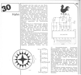  Hahn (Windrichtungsanzeige mit Reedschaltern und LED-Kette, UAA170) 