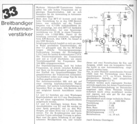  Breitbandiger Antennenverst&auml;rker (20 dB bis 1000 MHz mit BFT65) 