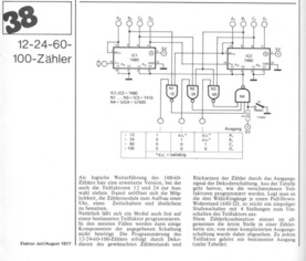  12-24-60-100-Z&auml;hler (Teilerfaktor ausw&auml;hlen mit 7490, 7410, 7420) 