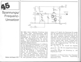  Spannungs-/Frequenz-Umsetzer (BC557B, BC547B) 