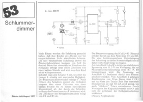  Schlummerdimmer (Licht langsam verl&ouml;schen lassen, mit SL440, Triac) 