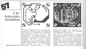  4-W-Autoradio-Verst&auml;rker (mit TDA2002) 