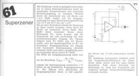  Superzener (Konstantstrom durch Zener, mit 741 gepuffert) 