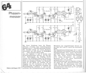  Phasenmesser (bis 100 kHz, 0-360 Grad, LM311) 