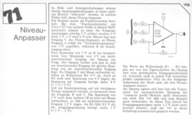  Niveau-Anpasser (Spannungspegel anpassen mit CA3130 oder CA3140 oder LM324) 