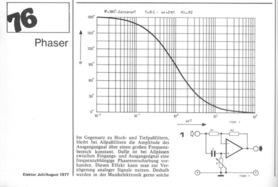  Phaser (Audio, Phasenverschiebung, LM324, 741, BF245C) 