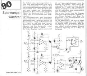  Spannungsw&auml;chter (2x 0-25 V &uuml;berwachen mit LM324) 