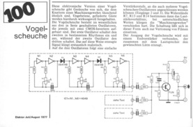  Vogelscheuche (knatternde Tonger&auml;usche erzeugen, 3 Oszillatoren mit 4049) 