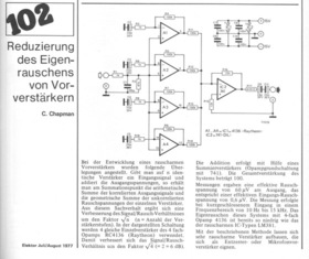  Reduzierung des Eigenrauschens von Vorverst&auml;rkern (mit 4x RC4136, 741) 