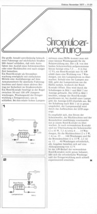  Strom&uuml;berwachung (Auto-R&uuml;cklicht, Stromfluss schaltet Reed-Kontakt) 