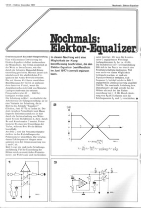  Nochmals: Elektor-Equalizer (Nachtrag) 