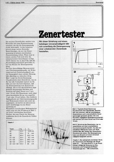  Zenertester (Konstantstromquelle mit BC547, BC549C) 