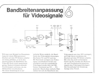  Bandbreiten-Anpassung f&uuml;r Videosignale 