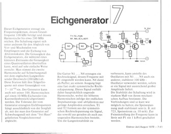  Eich-Generator (bis 200 MHz) 
