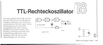  TTL-Rechteck-Generator 